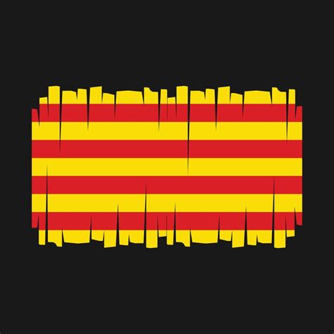 Catalonia Flag Vector 21980960 Vector Art At Vecteezy