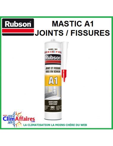 Rubson Mastic A Acrylique Joints Et Fissures Couleur Blanc Ml