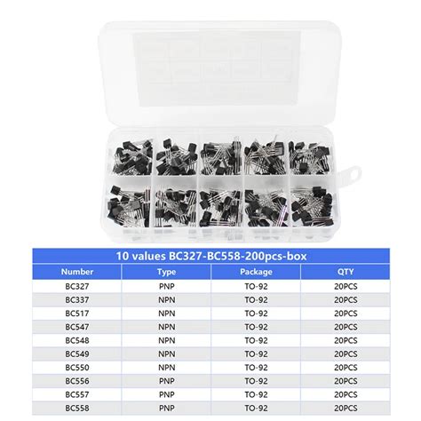 Kit De 200 Transistors PNP NPN Test Et Avis