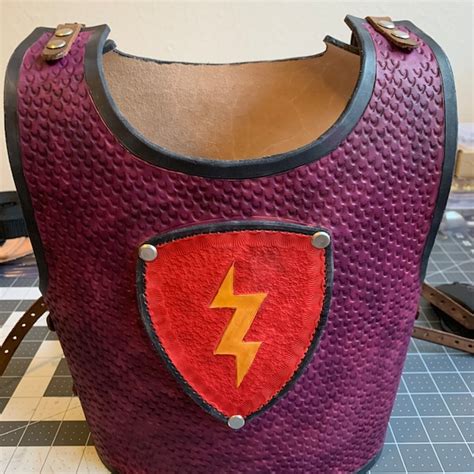 Leather Armor Chest Plate Etsy