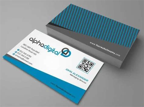 Rectangular Digital Visiting Card At Rs 1 5 Piece In New Delhi ID