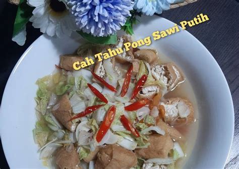 Resep Cah Tahu Pong Sawi Putih Oleh Alifah Lestari Cookpad