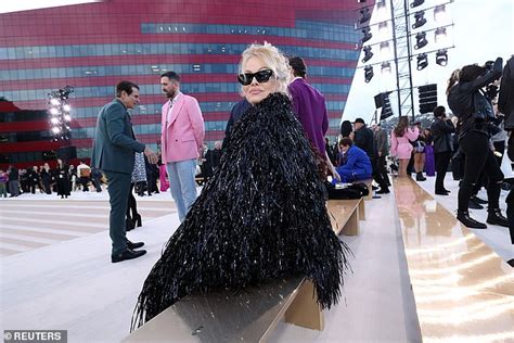 Pamela Anderson And Lily James Both Attend Versace Show After Actress Filmed That Sex Tape Saga