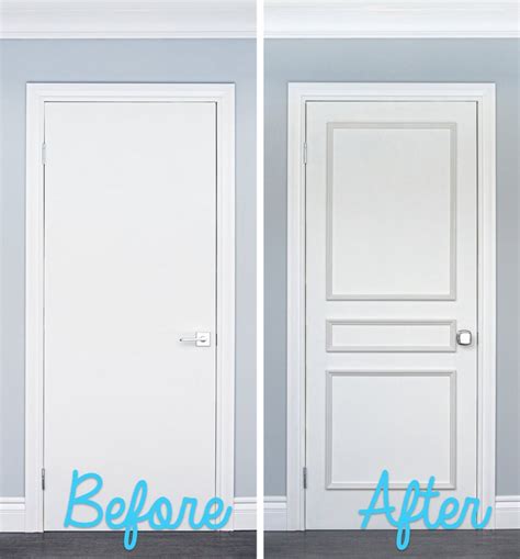 Self Adhering Moulding Three Piece Applied Door Moulding Kit Etsy