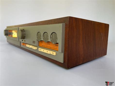 Quad 33 Preamplifier And Fm3 Stereo Fm Tuner In Original Wood Case In