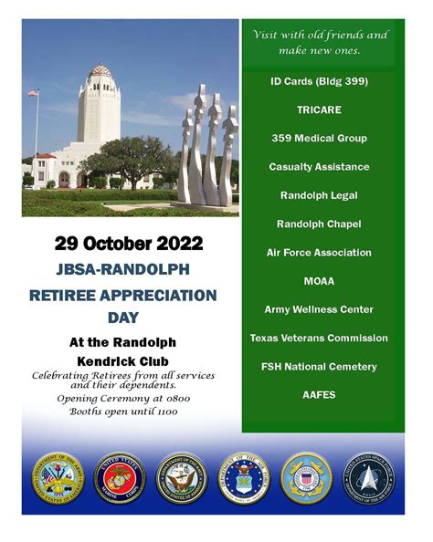 Retiree Appreciation Day At Jbsa Texas Veterans Commission