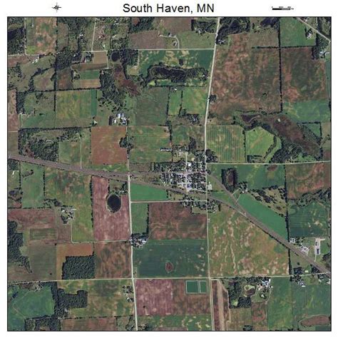 Aerial Photography Map of South Haven, MN Minnesota