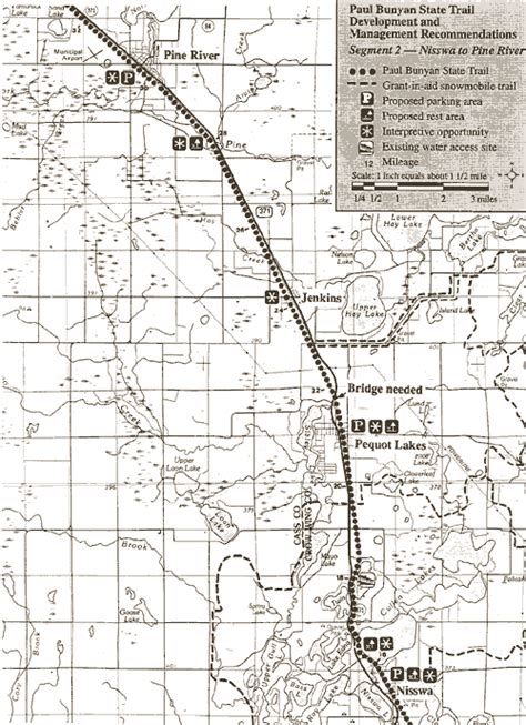 Segment 2 Paul Bunyan Trail Map Segments Mn Bike Trail Maps