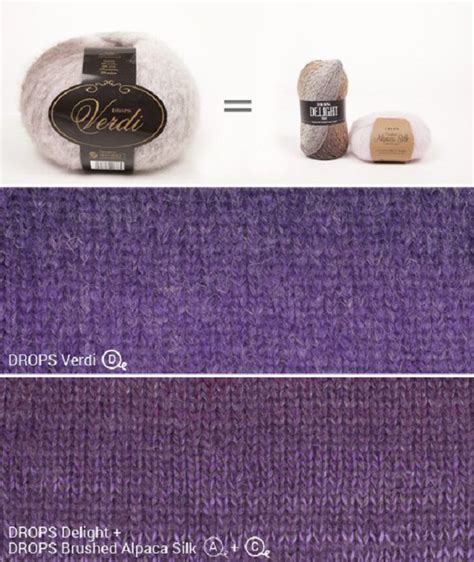 Can I Use a Different Yarn for This Drops Design Pattern?