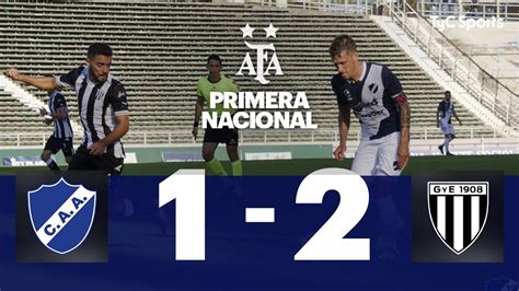 Alvarado 1 2 Gimnasia M Primera Nacional YouTube