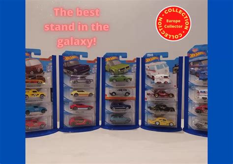 Hot Wheels Matchbox Stand Display Cart Blister Europe Collector D