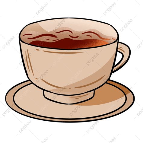 Hand Drawn Drink Hd Transparent Cartoon Hand Drawn Drink Coffee