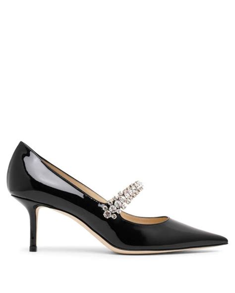 Jimmy Choo Bing Pump Black Patent Pumps Lyst