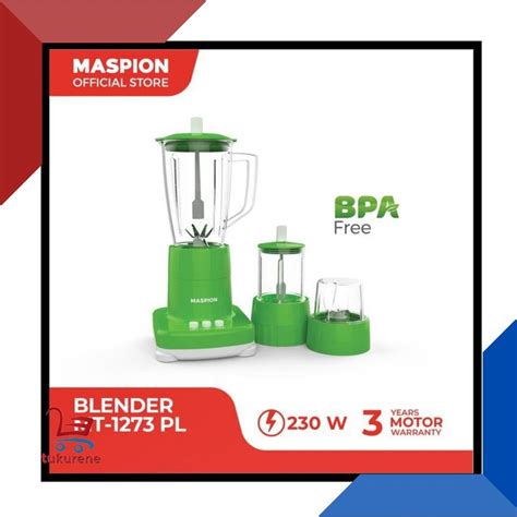 Jual Blender Maspion MT 1273 PL Plastik 3 In 1 Shopee Indonesia