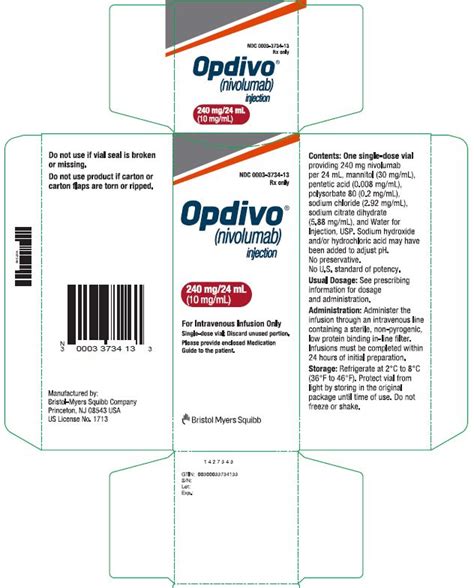 Opdivo - FDA prescribing information, side effects and uses