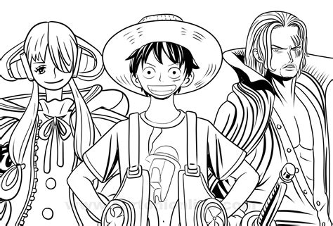 Dibujos Para Colorear De One Piece Para Descargar One Piece Just