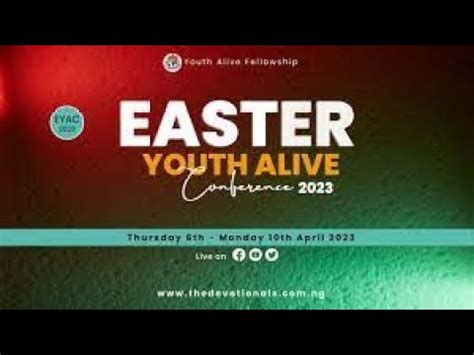 EASTER YOUTH ALIVE CONFERENCE DAY 1 THURSDAY 6TH APRIL 2023 LFC