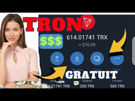 Comment Gagner Des Tron Gratuitement Sur Trust Wallet Trx Youtube