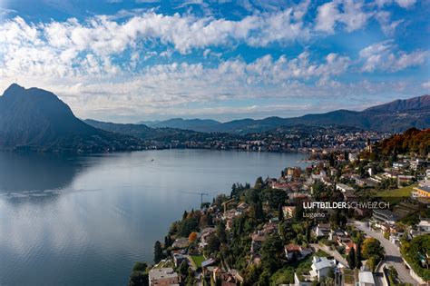 Luftbild Lugano Luftbilderschweiz Ch