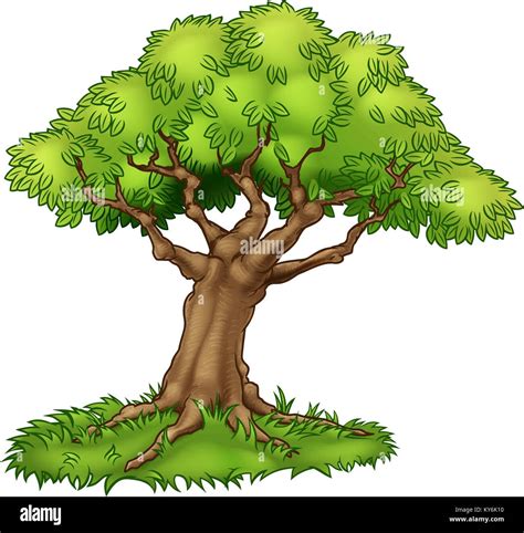 Tree Cartoon Royalty Free Svg Cliparts Vectors And Stock Image