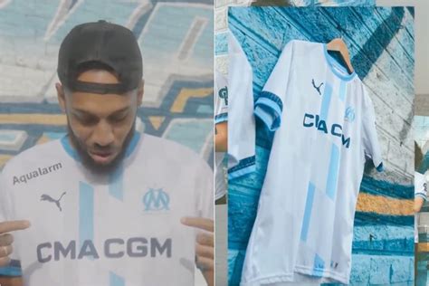 OM Aubameyang dévoile le nouveau maillot de l équipe esport