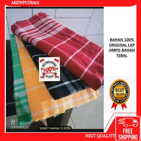 Jual Lap Piring Serbet Dapur Warna Besar Kain Jimpo Warna Lusinan