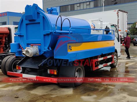 Hot Selling Philippines Isuzu Nkr Elf P Combined Sewage Suction