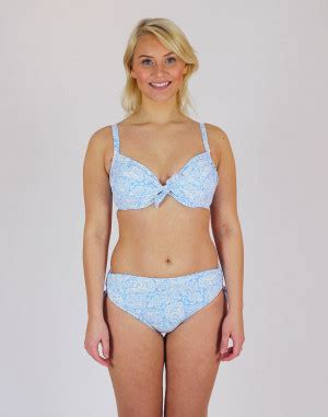 Kerstin Bh Blue Paisley Bikini Bh Vadderad Kupa Bikini Badkl Der