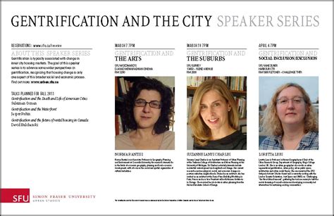 Gentrification and the City Speaker Series, Spring 2013 - Spacing ...