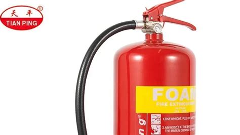 6L BSI EN3 Kitemark CE Foam Fire Extinguisher Europe Standard View