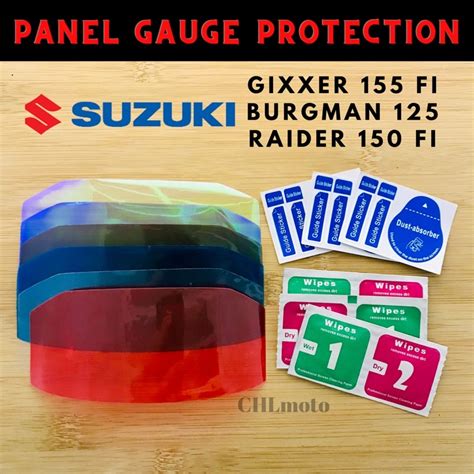 Suzuki Burgman Gixxer 155 Fi Raider 150 Fi Panel Gauge Protector Anti