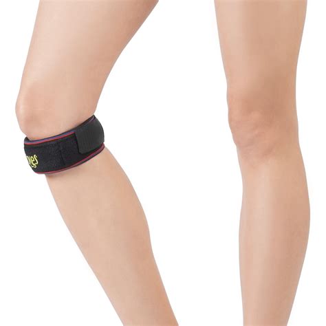 SOLES Patella Tendon Strap Adjustable, Breathable Knee Band - Moisture