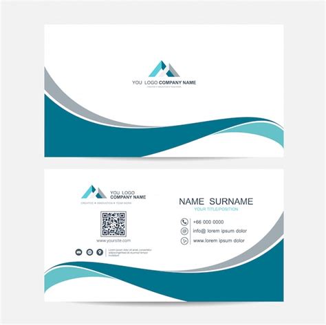 Premium Vector Business Card Background