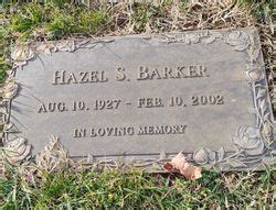 Hazel Louise Shepherd Barker M Morial Find A Grave