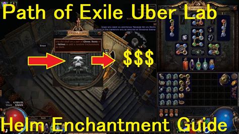 Path Of Exile Uber Lab Helm Enchant Guide Youtube