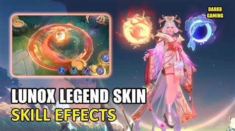 Lunox Legend Skin Skill Effects And Release Date Mobile Legends Youtube