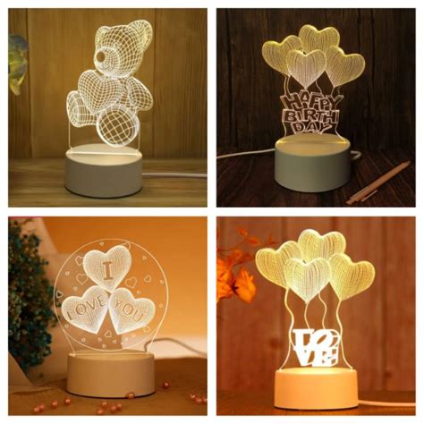 Jual Lampu Hias Lampu Tidur Acrylic Akrilik Hadiah Kado Gift Hampers