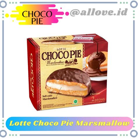 Jual Lotte Choco Pie Marsmallow S Gr Shopee Indonesia