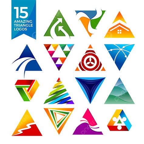 15 Amazing Triangle Shape Logos Vector Symbol Graphic Design Triangle