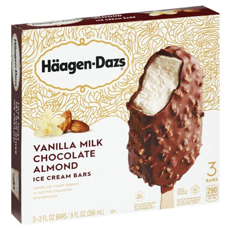 H Agen Dazs Vanilla Almond Ice Cream Bar Ct Shipt