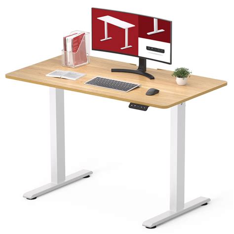 Inbox Zero Aalyia Cm W Height Adjustable Rectangle Standing Desk