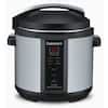 Cuisinart 6 Qt Black Stainless Steel Electric Pressure Cooker With Non