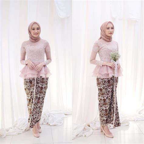 7 Model Kebaya Peplum Hijab Yang Modern Dan Inspiratif Bukareview