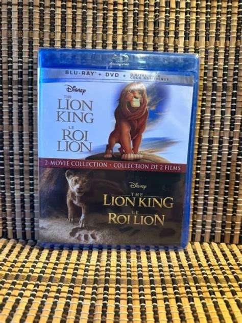 THE LION KING Animated Live Action 4 Disc Blu Ray DVD Disney Classic