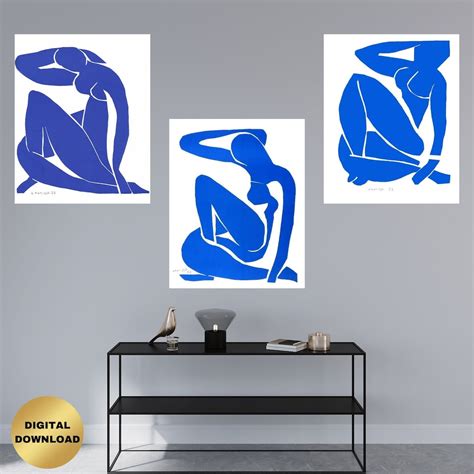 Henri Matisse Blue Nudes Series Extremely Rare Prints Printable Art