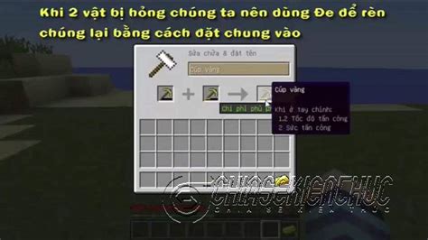 Cách Sửa Chữa Cung Trong Minecraft