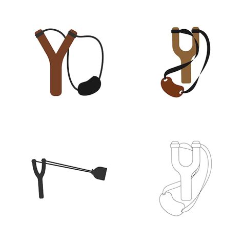 Premium Vector Slingshot Vector Icon