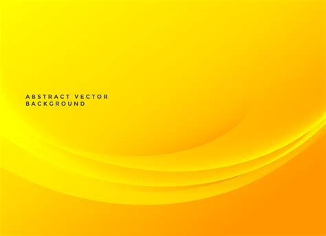 Bright Yellow Elegant Wavy Background Download Free Vector Art Stock