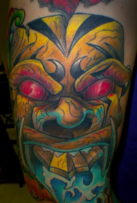 Tiki God By Daniel Rosini Tattoonow