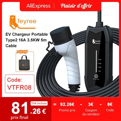 Fey Chargeur Portable Ev Pour V Hicule Lectrique Station De Recharge